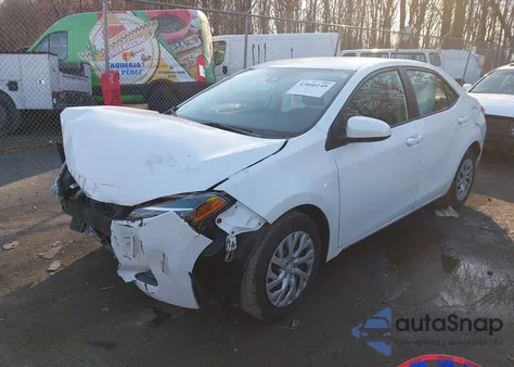 2019 Toyota Corolla Le z USA, uszkodzony, nr VIN 2T1BURHE2KC169527